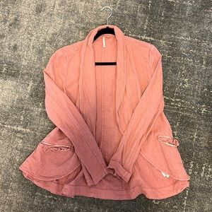 Free People Linen Blazer